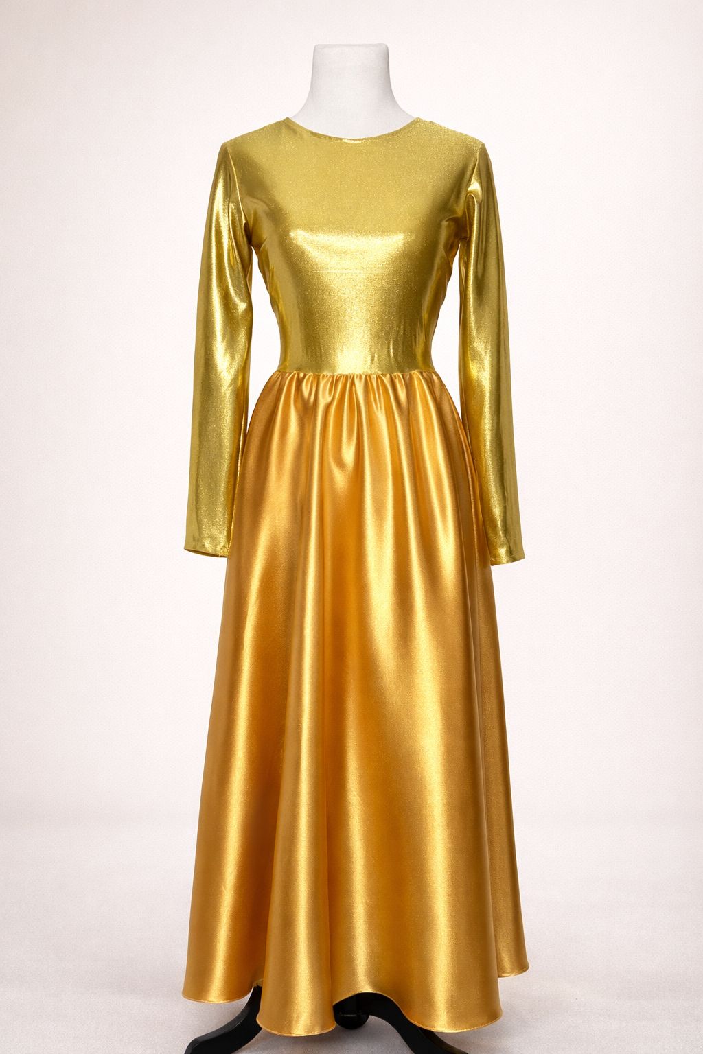 Metallic base dance dress