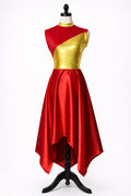 Dance Dress- Red and Gold