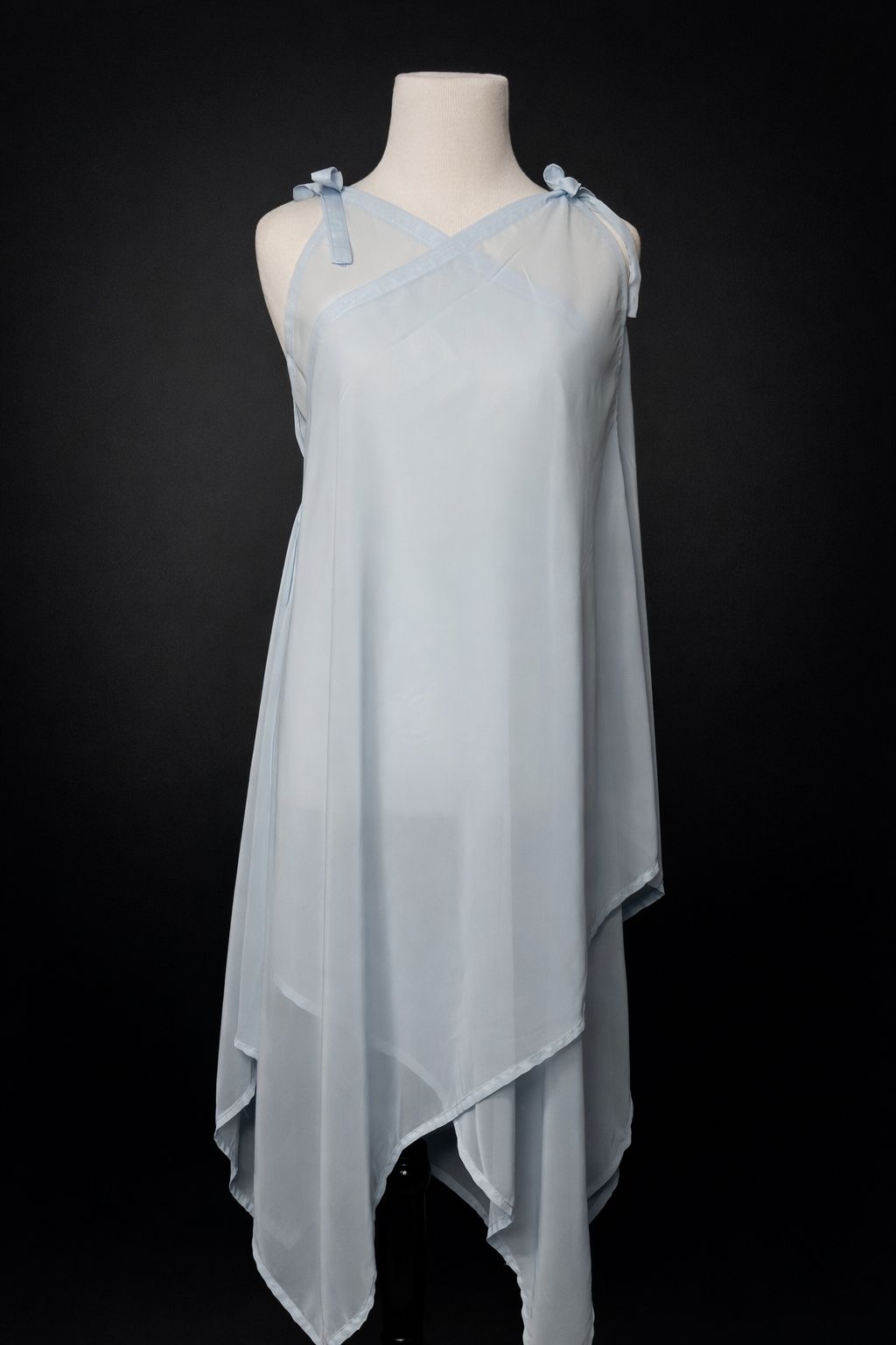 Chiffon Two-Piece Set-Adjustable Shoulder Design