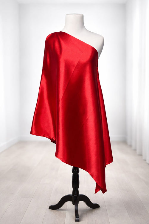 Champagne Gold satin Tunic-One Shoulder