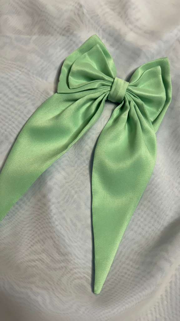 Satin Hair Bow- Elegant And soft