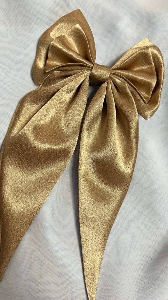 Satin Hair Bow- Elegant And soft