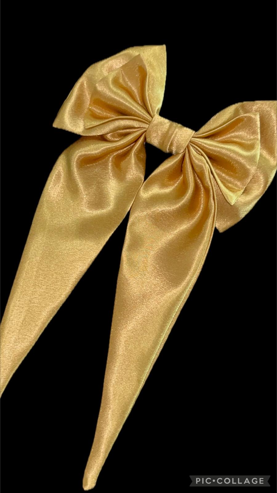 Satin Hair Bow- Elegant And soft